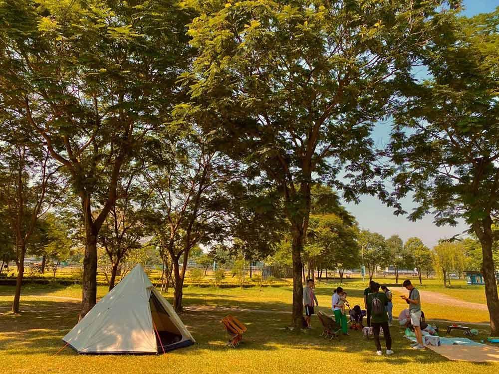 Sau khi picnic, dã ngoại bạn cần dọn dẹp để giữ gìn vẻ cảnh quan, bảo vệ môi trường tại đây